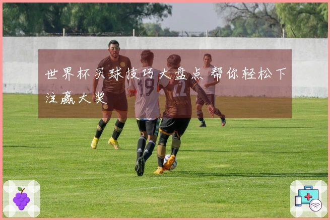 世界杯买球技巧大盘点 帮你轻松下注赢大奖